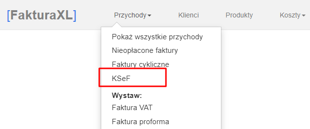 KseF w FakturaXL